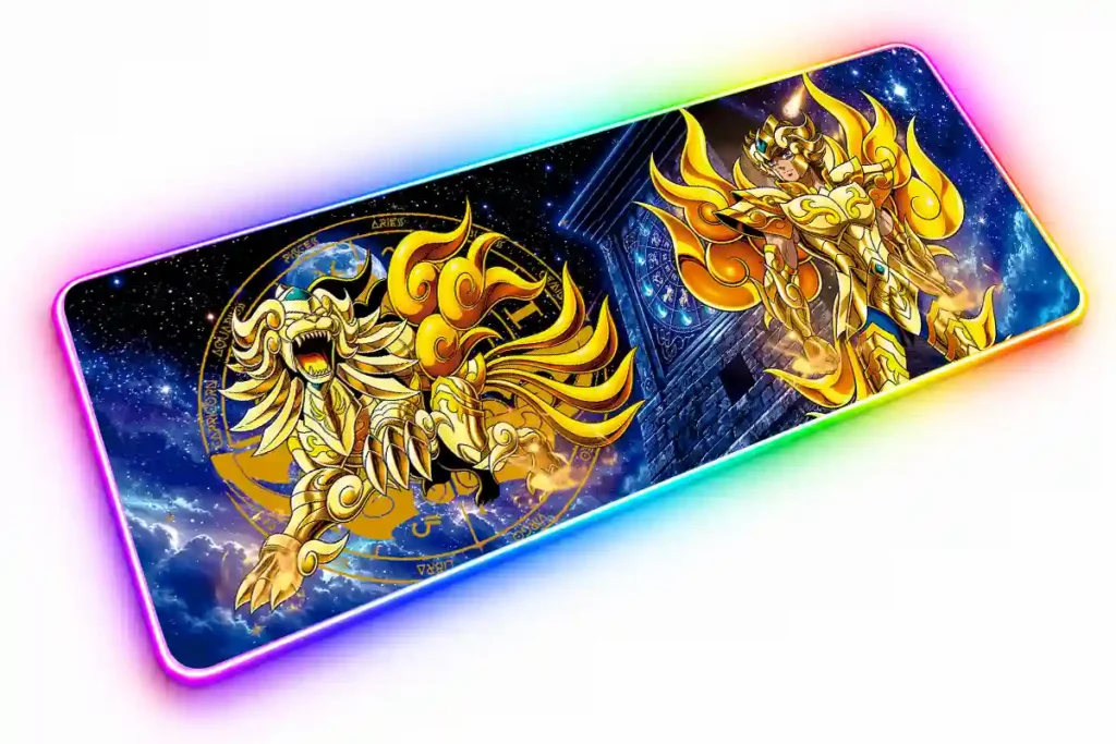 Aioria de Leo con armadura divina
