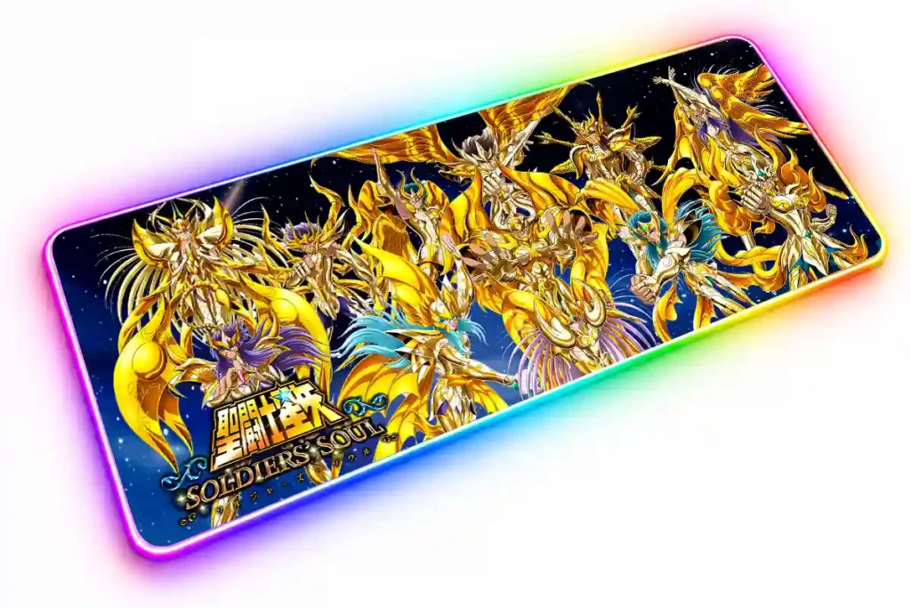 Mousepad de Saint Seiya Soul of Gold con diseño de Saint Seiya